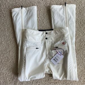 Perfect Moment Aurora High Rise Flare Ski Pants Waterproof Large White NWT